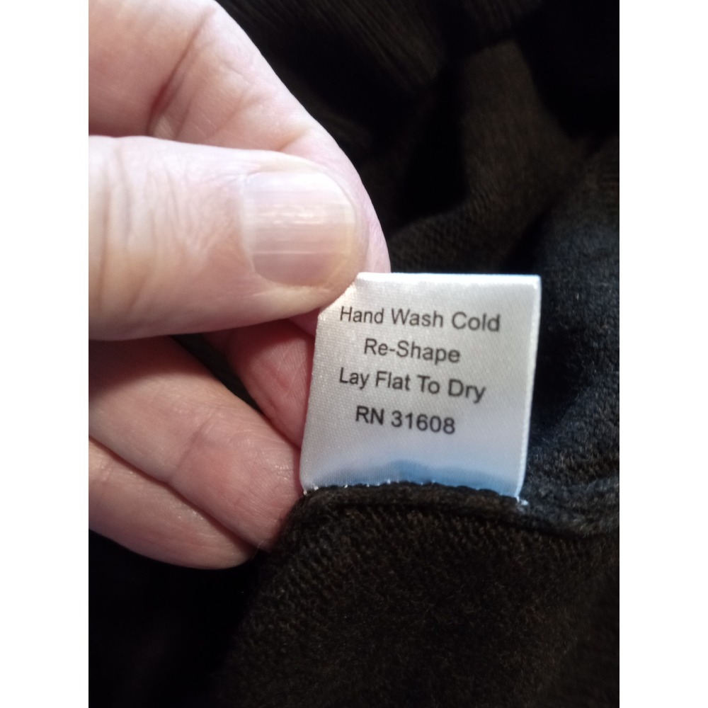 Jos. A. Bank Reserve 1/4 Zip Sweater Mens XL Brown Wool Cashmere Italian Yarn - Picture 5 of 11